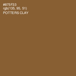 #875F33 - Potters Clay Color Image